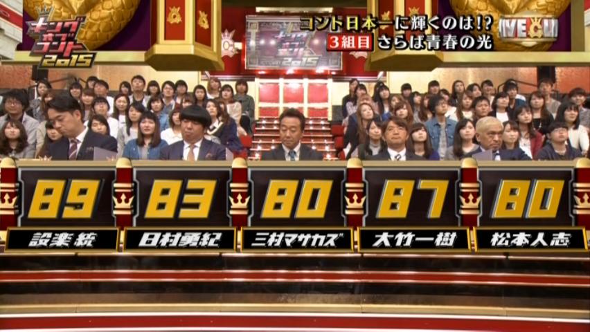 キングオブコント15 10 11 ヨイ ナガメ キングオブコント15 10 11 ヨイ ナガメ