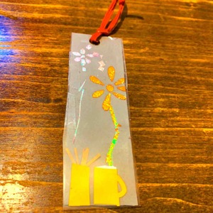 筮竹とビールのしおり