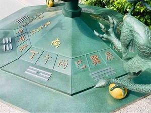 寒川神社・渾天儀・八卦