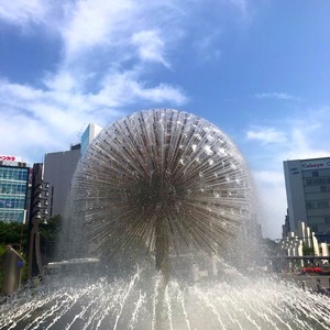 岡山駅前噴水