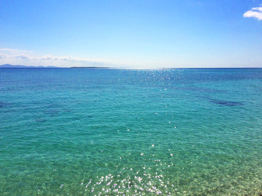 11月後半連休の伊江島の海