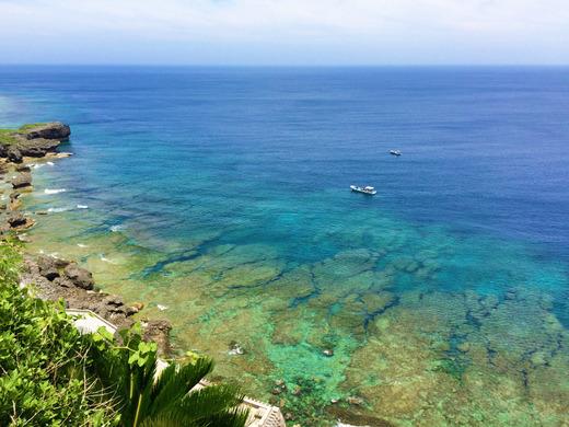 伊江島北海岸のワジー 2016年5月29日