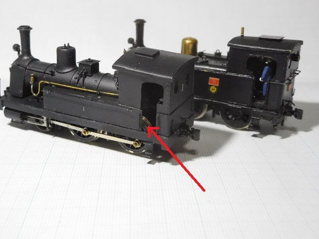 島原鉄道1号機関車（その12）アナログ仕上げ : すずしろ鉄道日記