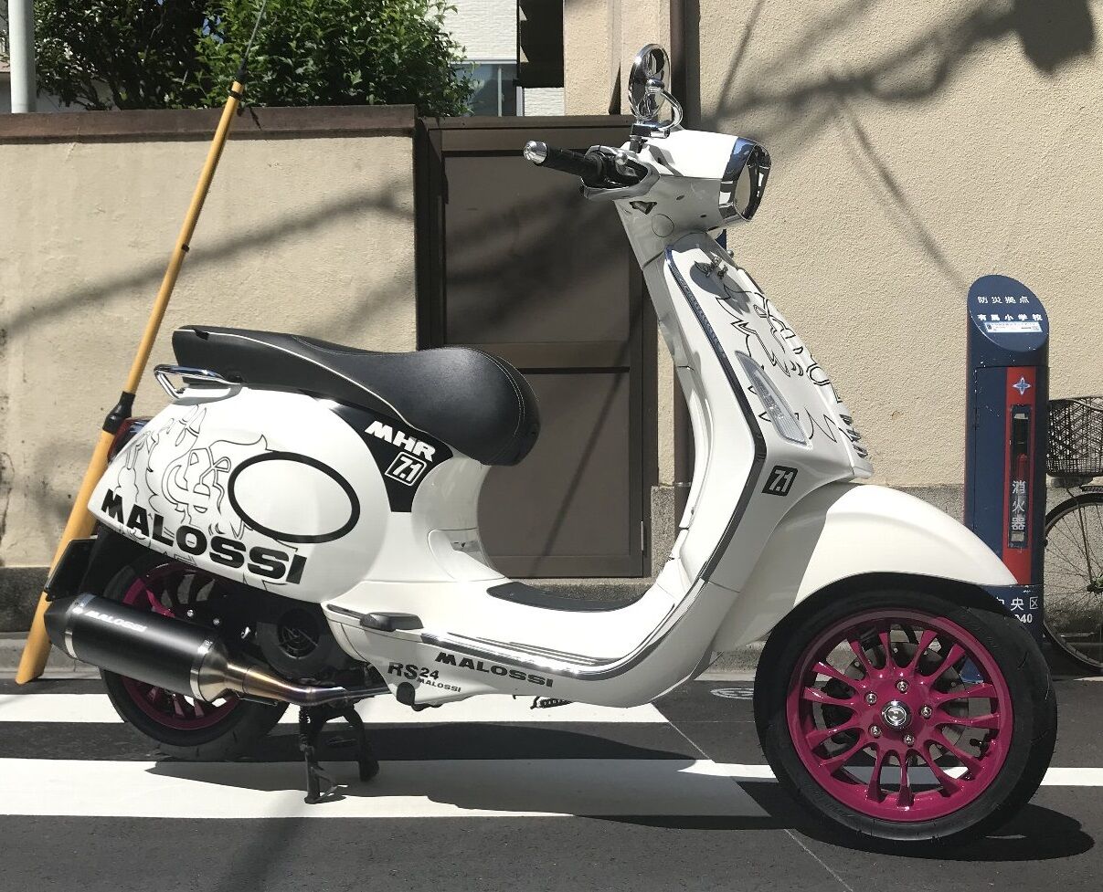 Vespa Sprint 150 ホイールペイント！ : sogno vespa club