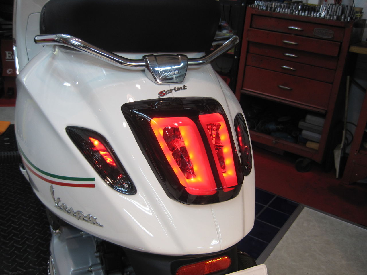 SPRINT&PRIMAVERAのLEDウィンカー&テールカスタム! : sogno SPRINT&PRIMAVERAのLEDウィンカー&テールカスタム! : sogno