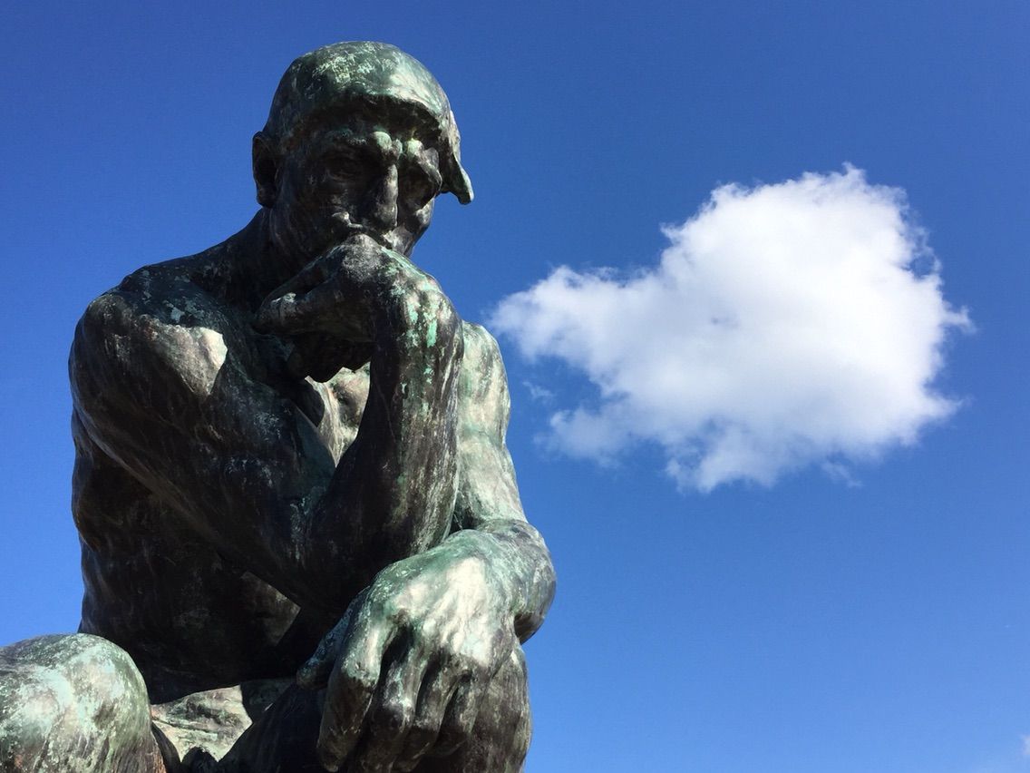 考える人 えかきの思考