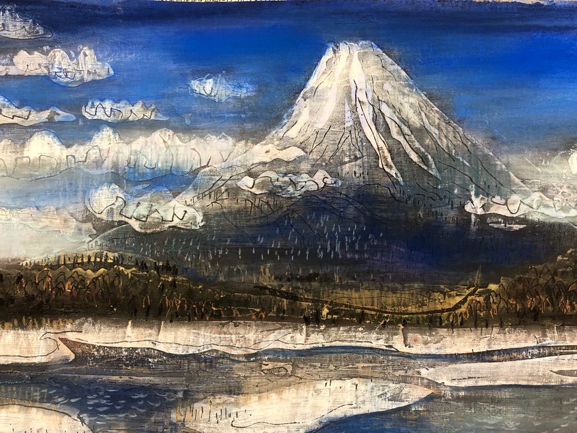 富士山を浮世絵風にスケッチ : えかきの思考