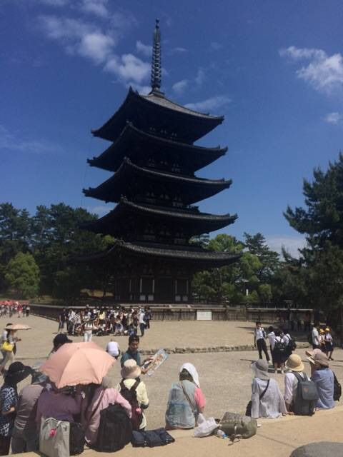 奈良興福寺五重塔を 十コテ スケッチ授業してきました えかきの思考