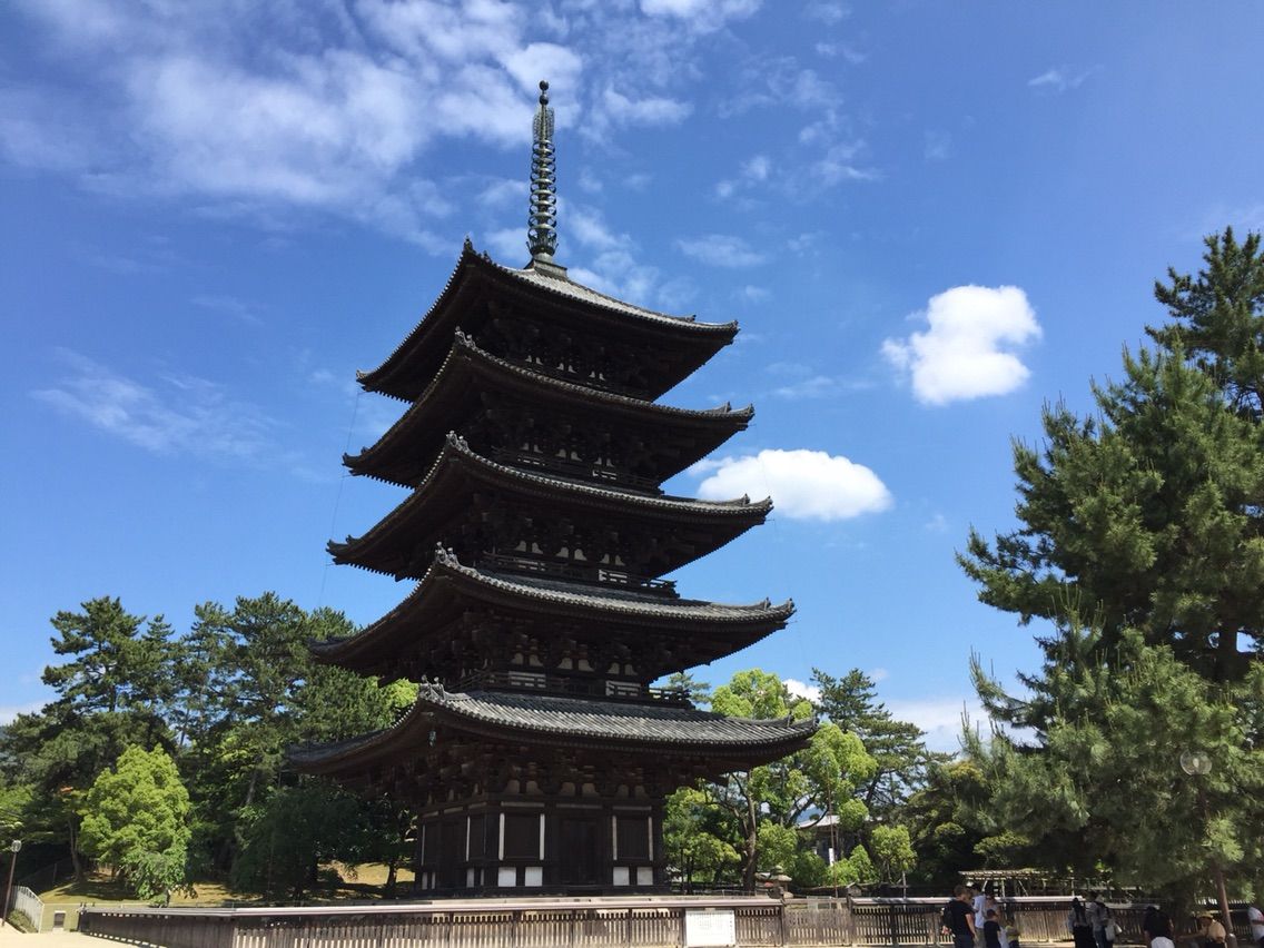 奈良興福寺五重塔を 十コテ スケッチ授業してきました えかきの思考