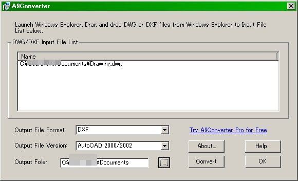Dwgをフリーソフトでdxfへ変換 Strengbldgのblog