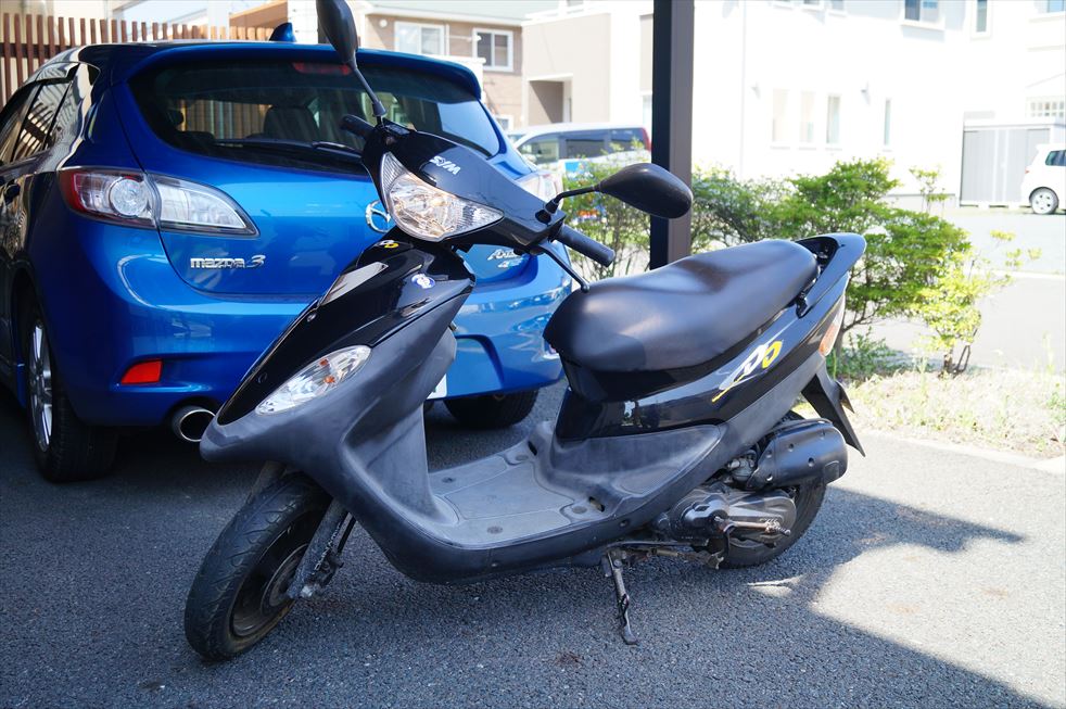 ☆25000円 SYM DD50 早い者勝ち！完全現状販売 セル1 実働車☆sym 原付