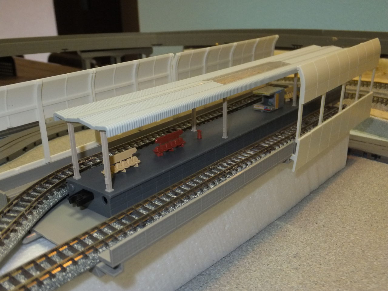 鉄道模型製作 ７ 新幹線駅ホーム My Comfortable Life