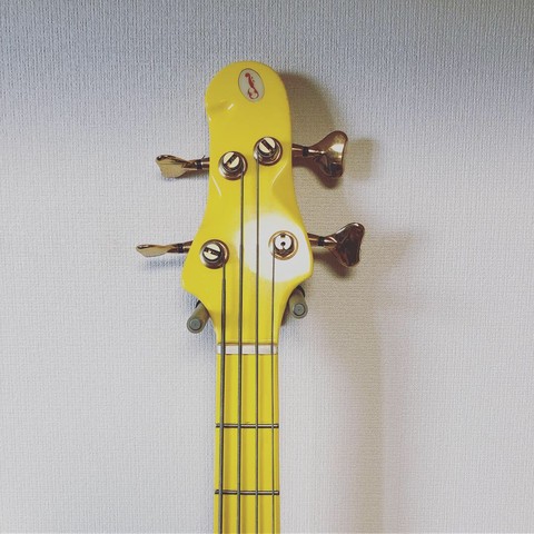 ベースを紹介しよう#7 JIRAUD J-Bass4HB Yellow : カバの放し飼い～電