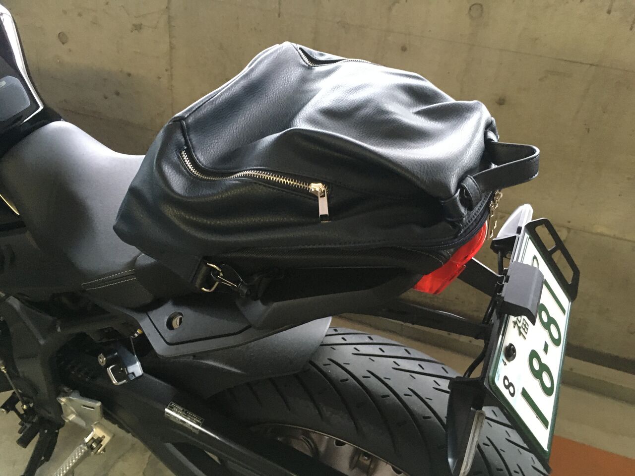 女性用ミニリュックをcb650rのシートバッグに Fun Ride バイク Blog With Cb650r