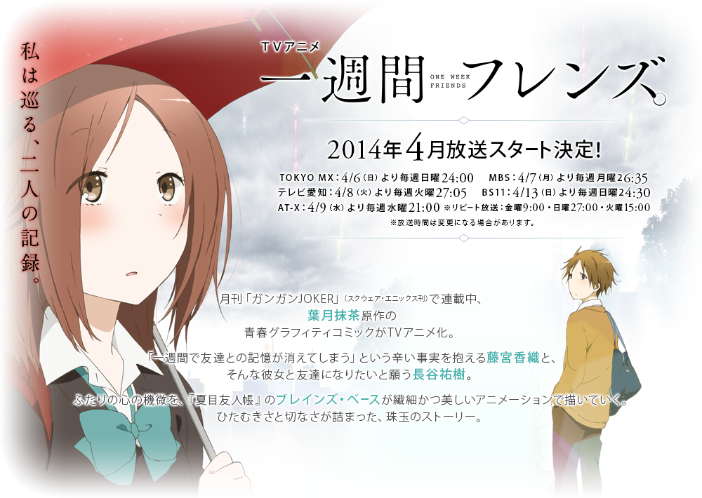 一週間フレンズ が面白い かべにプリンをうちつけろ