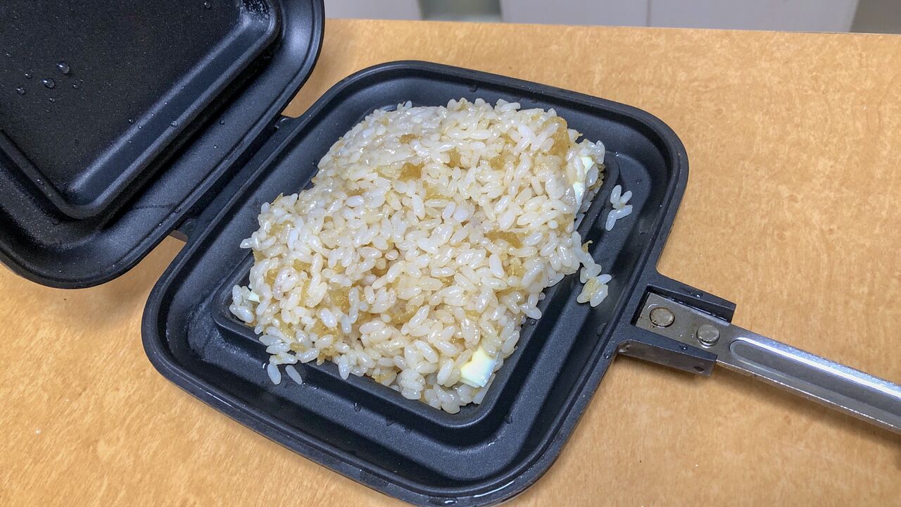 悪魔の焼きおにぎらず完成 かびごんチャンネル