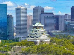 大阪城とツイン21
