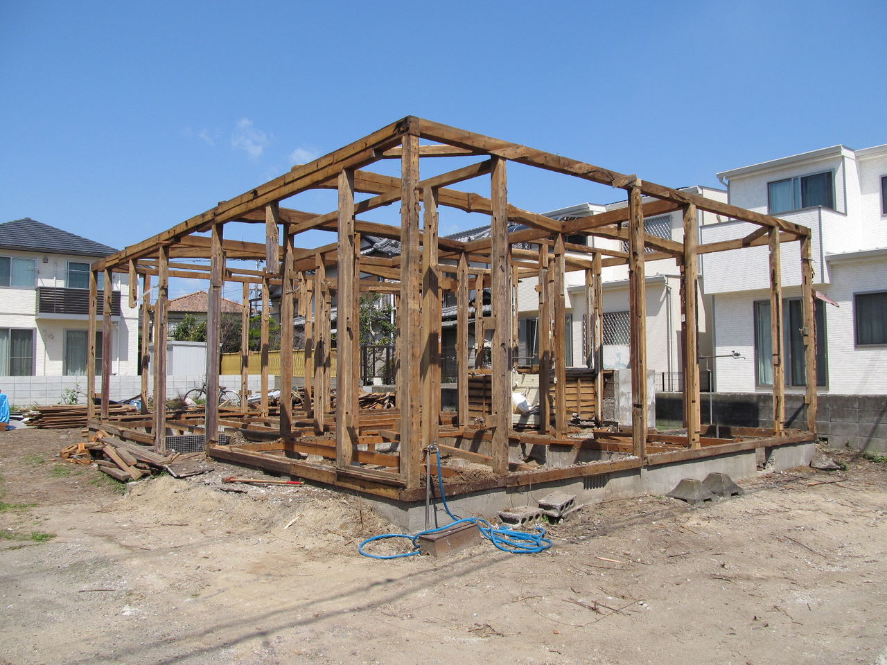 土台と柱と桁 梁 はり が建築の基本 リフォーム大家と人生哲学