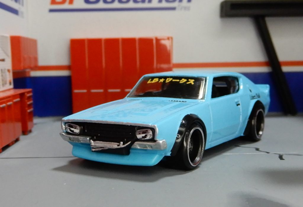 1/43　スカイライン改　ケンメリ2Dr　ハヤシ　ホイール　アルミ製　深リム 1/43 スカイライン改 ケンメリ2Dr ハヤシ ホイール アルミ製 深リム