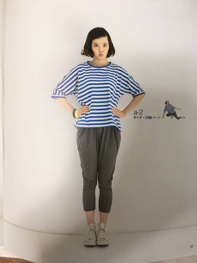No 322 ロックミシンの基礎book より 簡単tシャツ 2点 まるごと ｋ ｓソーイングブログ