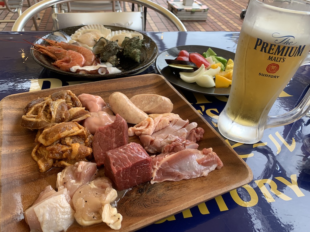 星空を眺めながら食べ飲み放題 横浜高島屋ビアガーデン 星空grill オープン ライブドアニュース