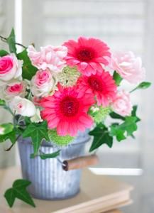 th_逆光・花
