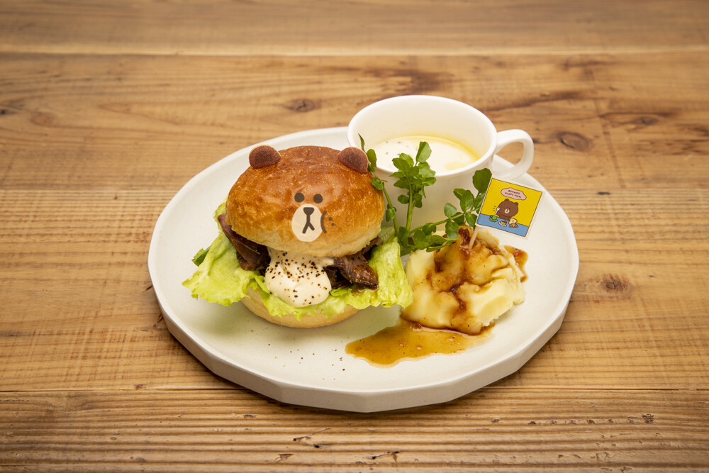 ブラコニがキュートなカフェメニューに 期間限定カフェ Line Friends Pop Up Cafe をチェック ライブドアニュース