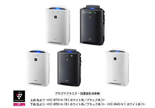 シャープ加湿空気清浄機3機種