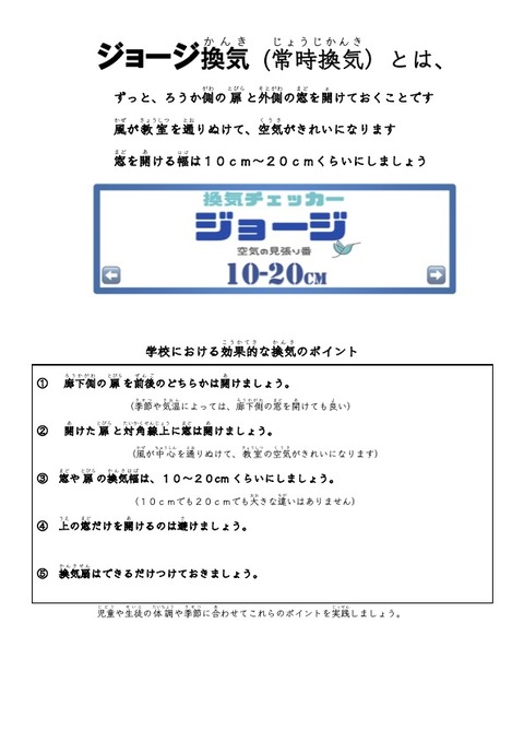 ジョージ換気とは