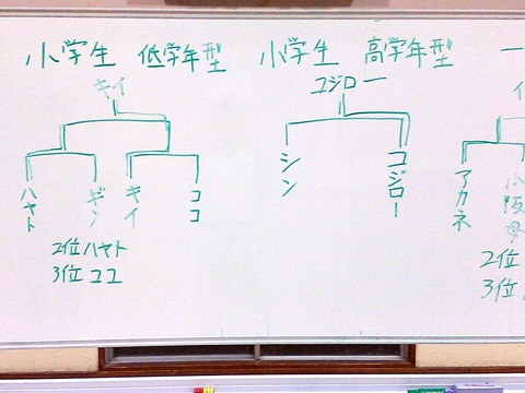 2018型小学生トーナメント