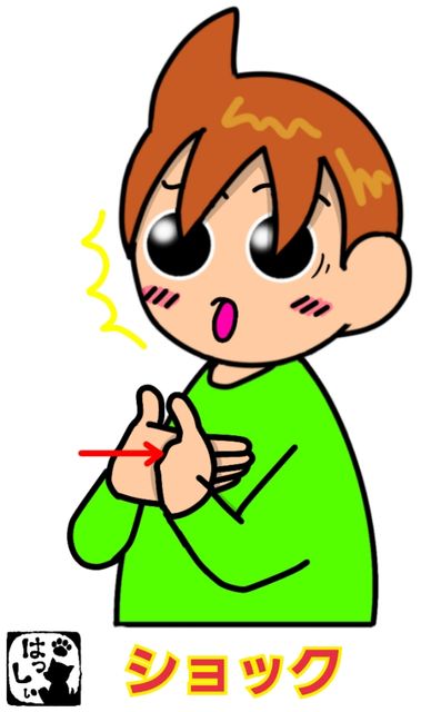 手話単語 941 ショック 手話しゅわshushushu 手話単語 941 ショック 手話しゅわshushushu