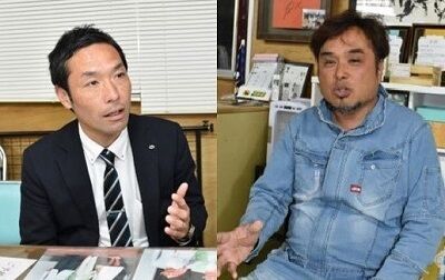 ヤマト運輸大城さん与佐ヱ門・田中さん　 (1)