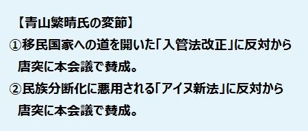 青山繁晴氏の変節