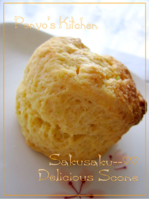 ぱっくり にょっきり さっくりスコーン 豊かな食は ハッピーの素