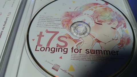 t7s Re:Longing for summerのCD