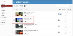 動画の管理画面