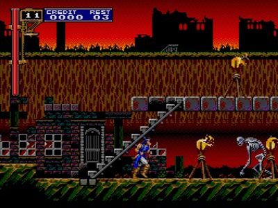 PCE)悪魔城ドラキュラX血の輪廻（ロンド）・（SFC)悪魔城