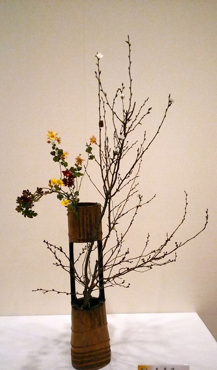 二重生け 立ち昇り 花月流 二重生け 立ち昇り 花月流