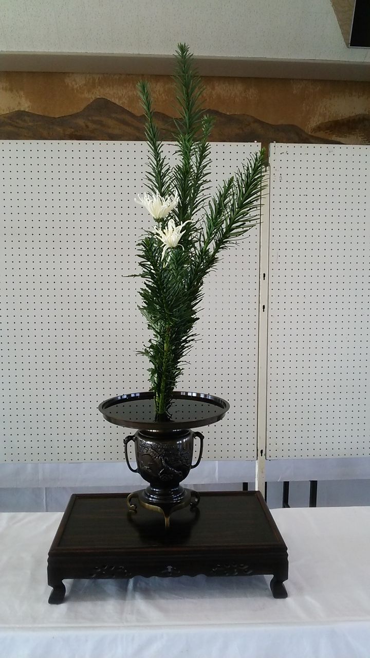 秋の生け花展 花月流