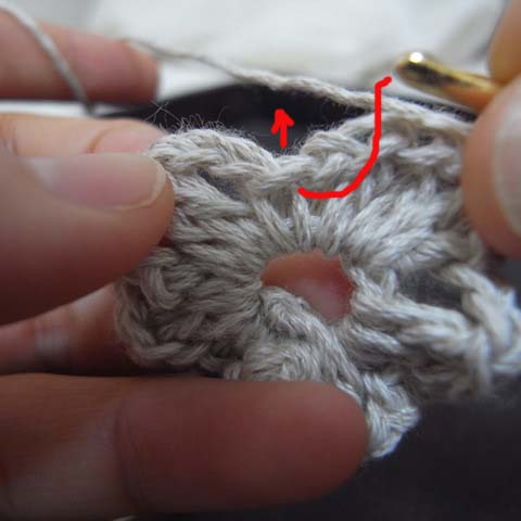 無料編み図 花のモチーフ004 かぎ編みの無料編み図と編み方入門ブログ