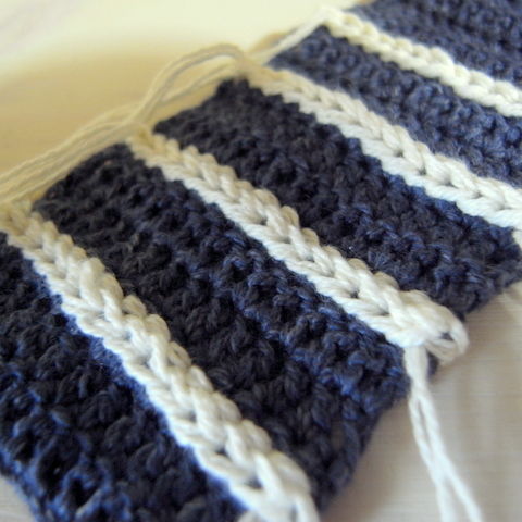 かぎ針編みで編む ニットタイアレンジ かぎ編みの無料編み図と編み方入門ブログ