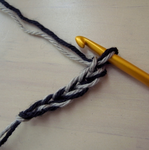 かぎ編みq A 2本取りとは かぎ編みの無料編み図と編み方入門ブログ