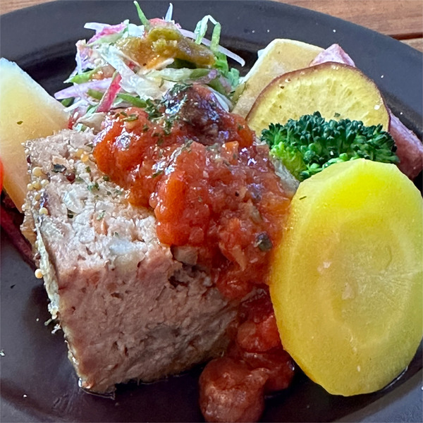 13お野菜入り放牧豚ミートローフ