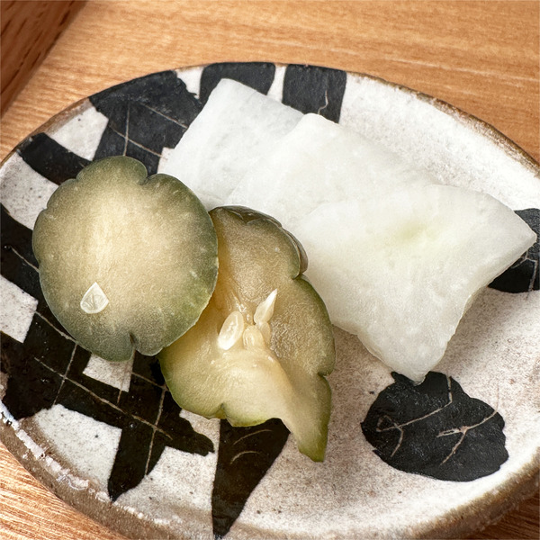 06胡瓜のぬか漬け・大根の甘酢漬け