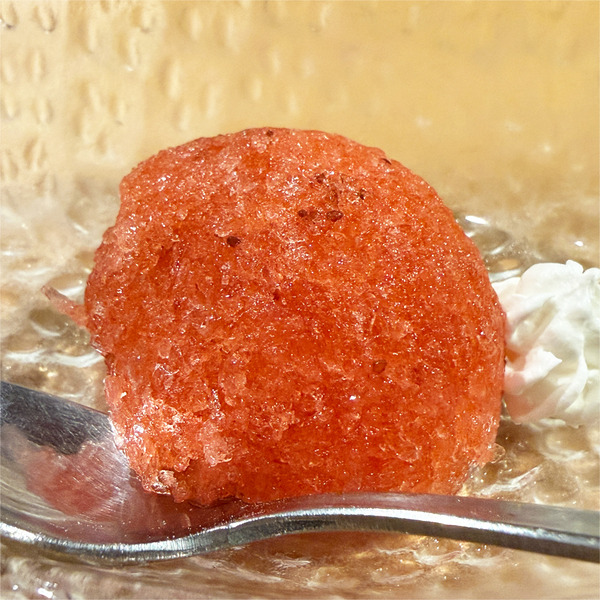 34甘味・いちごのシャーベット