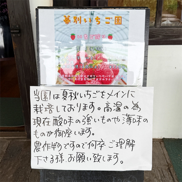 05いちご狩り料金