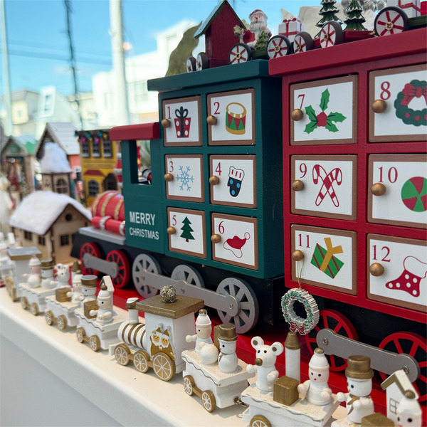 16クリスマス仕様のカウンター席