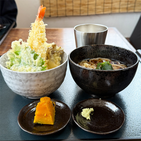 01天丼セット・冷(1200円)
