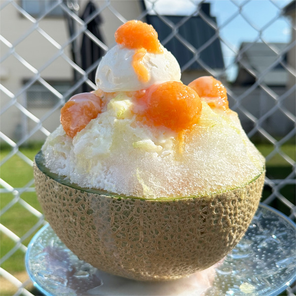 01フルーツかき氷・メロン(1720円)