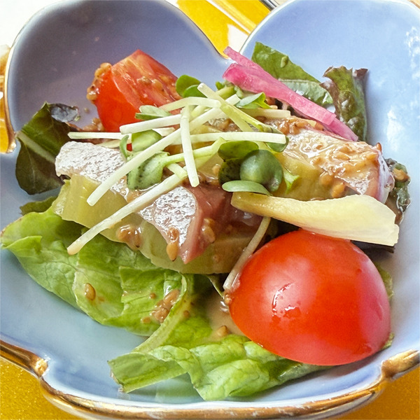 04ブリと翡翠茄子のサラダ仕立て